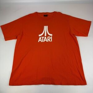 Vintage Single Stitch Atari Mens Size XL Changes T Shirt Orange Made in USA